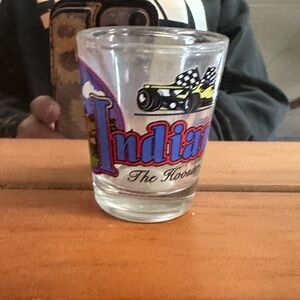 Indiana Racing Shot Glass